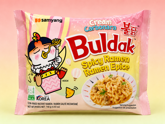 Samyang Buldak - Cream Carbonara Hot Chicken Flavor Ramen (140g)