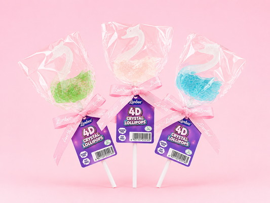 Larbee - 3pcs 4D Swan Lollipop