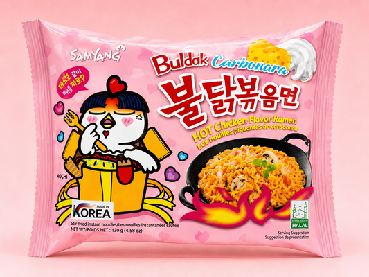Samyang Buldak - Carbonara Hot Chicken Flavor Ramen (130g)