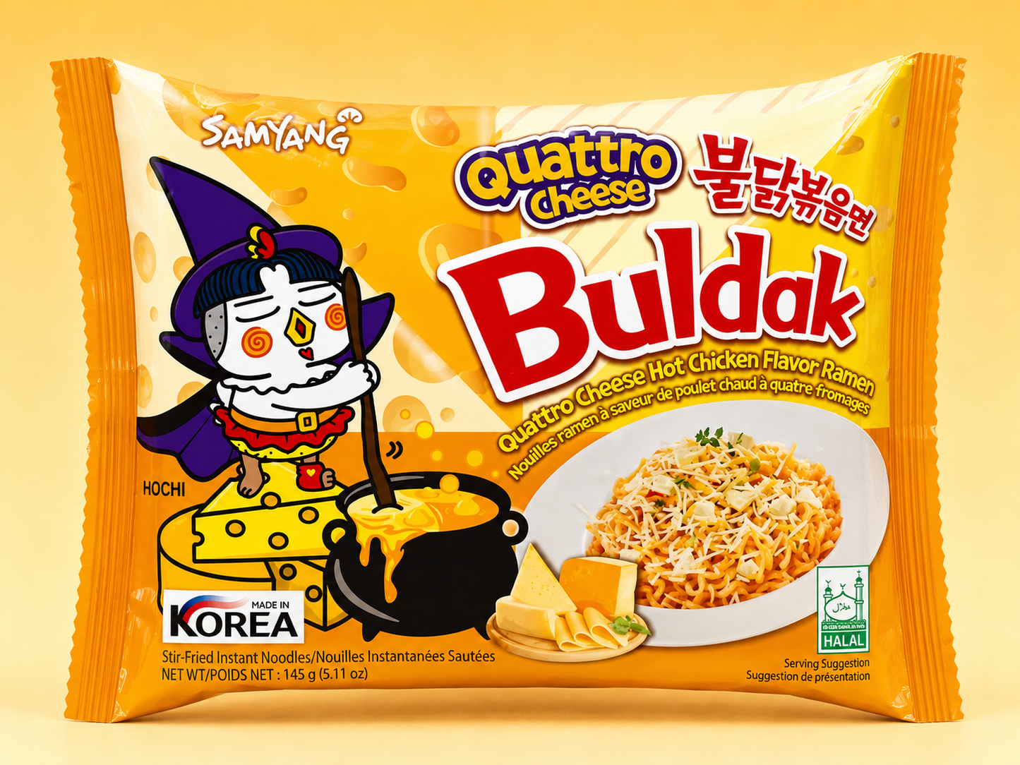 Samyang Buldak - Quattro Cheese Hot Chicken Flavor Ramen (145g)