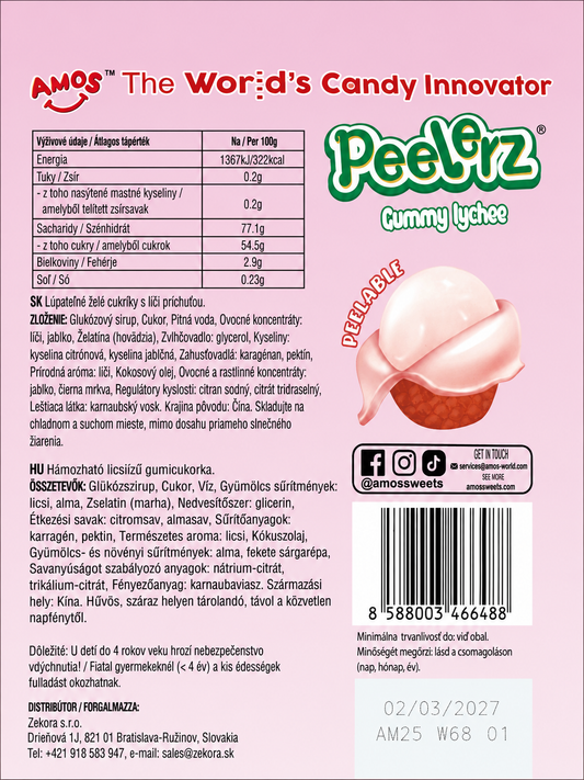 Amos - Peelerz Lychee (65g)